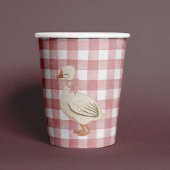 Een Gekke Goose Girl Roze Cottagecore Papieren Bekers