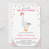 Een Gekke Goose Girls 1e verjaardag Kaart (Voorkant)