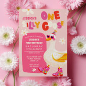 Een Gekke Goose Groovy Zomer Kinder 1e Verjaardag Kaart