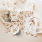 Een Gekke Goose Herfst Genderneutraal 1e Verjaarda Kaart