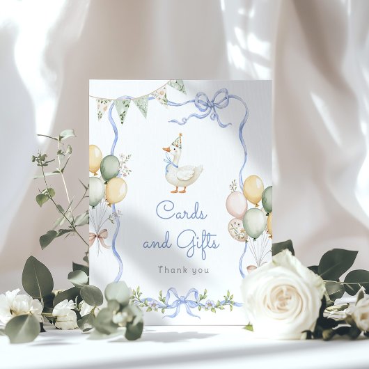 Een Gekke Goose Kaarten en geschenken Verjaardagsf Poster