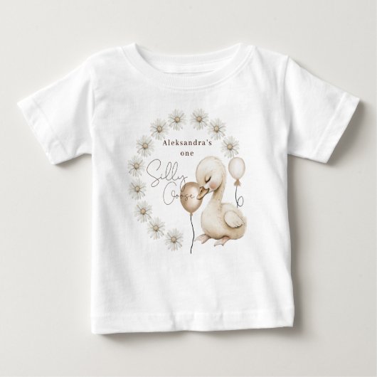 Een Gekke Goose Neutral Boho Baby 1e verjaardag (Voorkant)