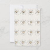 Een Gekke Goose Neutral Boho Baby shower Party Bedankkaart (Achterkant)