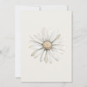 Een Gekke Goose Neutral Boho Baby shower Party Kaart (Achterkant)