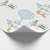 Een Gekke Goose Party Wrapping Paper Cadeaupapier (Hoek)