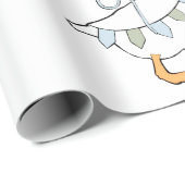 Een Gekke Goose Party Wrapping Paper Cadeaupapier (Rol Hoek)