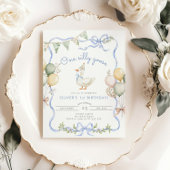 Een Gekke Goose Photo Boy 1e verjaardag Kaart