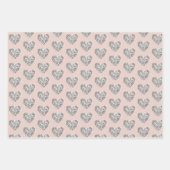 Een Gekke Goose Pink Girl's verjaardagsfeestje Inpakpapier Vel (Voorkant 3)