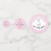 Een Gekke Goose Pink verjaardag Confetti (Voorkanten)