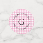 Een Gekke Goose Pink verjaardag Confetti (Kleine voorkant)