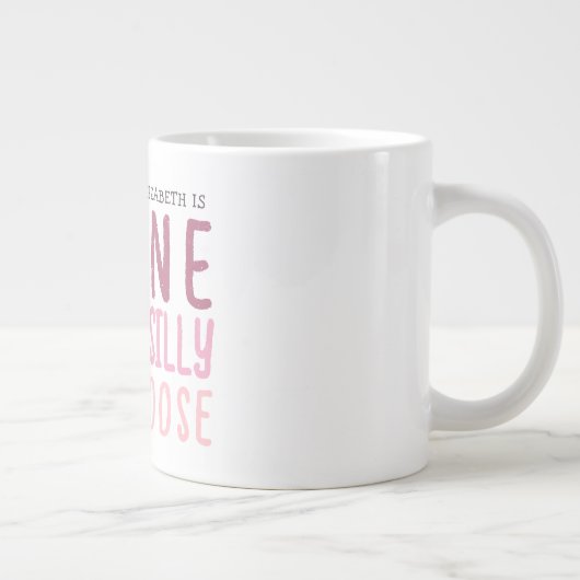 Een Gekke Goose Pink verjaardag Grote Koffiekop (Rechts)