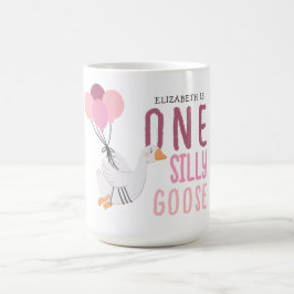 Een Gekke Goose Pink verjaardag Koffiemok