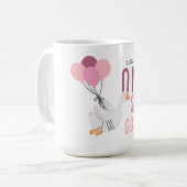 Een Gekke Goose Pink verjaardag Koffiemok (Voorkant links)