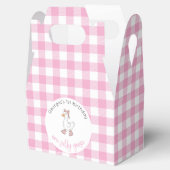 Een Gekke Goose Roze 1e Verjaardag Bedankdoosjes (Geopend)