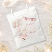 Een Gekke Goose Roze Pastel 1e Verjaardag Bedankzakje (Geknipt)