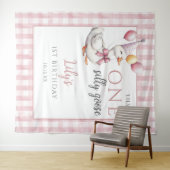 Een Gekke Goose Roze Verjaardag Foto Achtergrond Wandkleed (In Situ (horizontaal))