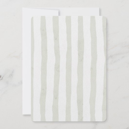 Een Gekke Goose Schattigee Waterverf 1e verjaardag Kaart (Achterkant)