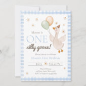 Een Gekke Goose Spring Party Boerderij eerste verj Kaart (Voorkant)