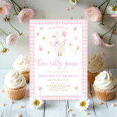 Een Gekke Goose Spring Pink Daisy eerste verjaarda Kaart