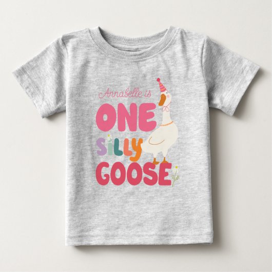 Een Gekke Goose TShirt, Gekke Goose Pink, 1e (Voorkant)