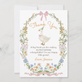 Een Gekke Goose Verjaardag Dank u kaart (Voorkant)