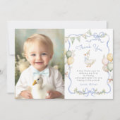 Een Gekke Goose Verjaardag Foto Dank u kaart (Voorkant)