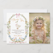 Een Gekke Goose Verjaardag Foto Dank u kaart (Voorkant)