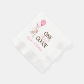 Een Gekke Goose Verjaardag, Meisje 1e Verjaardag R Servet (Hoek)