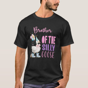 Een Gekke Goose Verjaardag Meisje Boerderij 1st Pa T-shirt