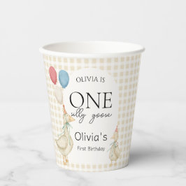 Een Gekke Goose Verjaardag Papieren Bekers