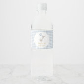 Een Gekke Goose Verjaardag Water Bottle Label Waterfles Etiket (Voorkant)