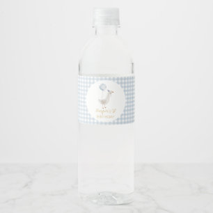 Een Gekke Goose Verjaardag Water Bottle Label Waterfles Etiket