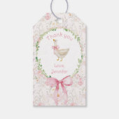 Een Gekke Goose Verjaardagsfeest Bedankt Cadeaulabel (Voorkant)