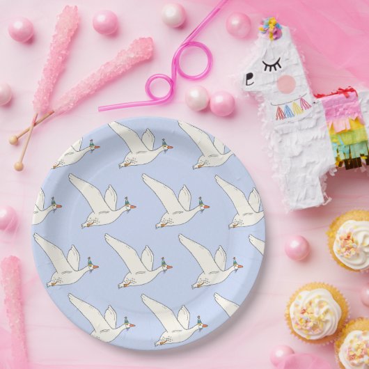 Een Gekke Goose verjaardagsfeestje Papieren Bordje (Feest)