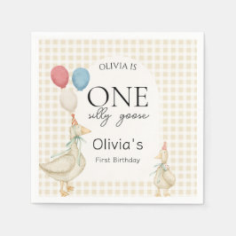 Een Gekke Goose verjaardagsfeestje Servet