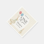 Een Gekke Goose verjaardagsfeestje Servet (Hoek)