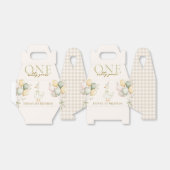 EEN Gekke Goose Waterverf Boy Girl 1e Verjaardag Bedankdoosjes (Uitgevouwen)