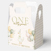 EEN Gekke Goose Waterverf Boy Girl 1e Verjaardag Bedankdoosjes (Geopend)