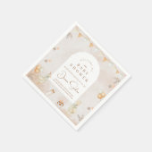 Een Gekke Goose Whimsical Baby shower Servet (Hoek)