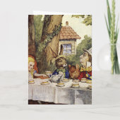 Een gekke Kaart van het Theekransje (Achterkant)