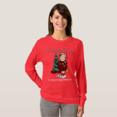'Een gekke kat kerst' T-shirt (Voorkant volledig)