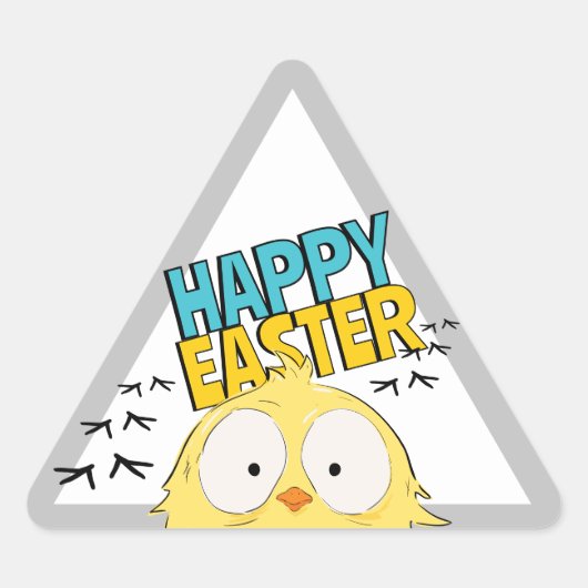 Een gekke kip! Sticker (Voorkant)