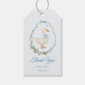 Een Gekke Kleine Gans Verjaardag Dank u Cadeaulabel (Voorkant)