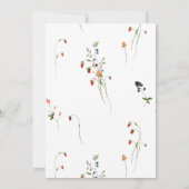 Een Gekke Little Goose Pink Gingham Girl Baby show Kaart (Achterkant)