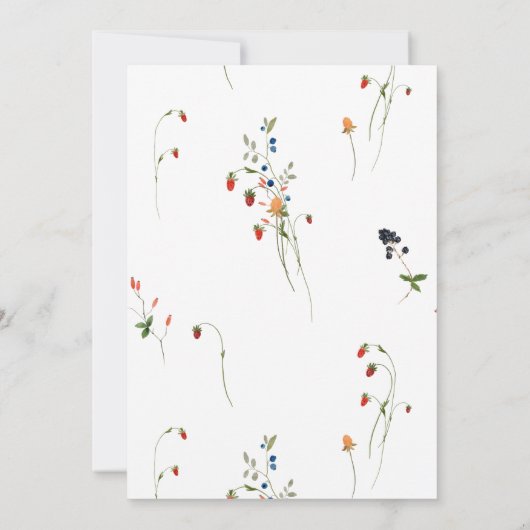 Een Gekke Little Goose Pink Gingham Girl Baby show Kaart (Achterkant)