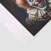 Een gekke moordenaar clown jaagt je neer! tissuepapier (Detail)