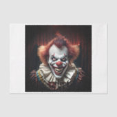 Een gekke moordenaar clown jaagt je neer! tissuepapier (Voorkant)