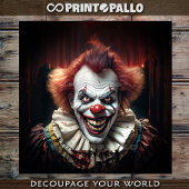 Een gekke moordenaar clown jaagt je neer! tissuepapier