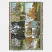 een gekke quilt van gouden Duizend Oaks park scène Deken (Voorkant Verticaal)