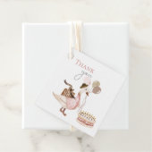 Een Gekke Verjaardag Gans Dank u Bedankjes Labels (In situ)